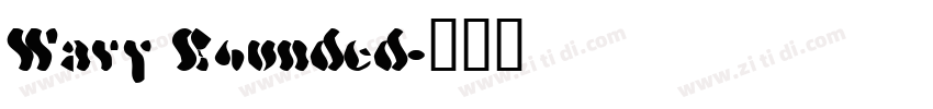 Wavy Rounded字体转换